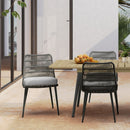 Beachside - Outdoor Dining Chair (Set of 2) - Gray by HouseOfZazla