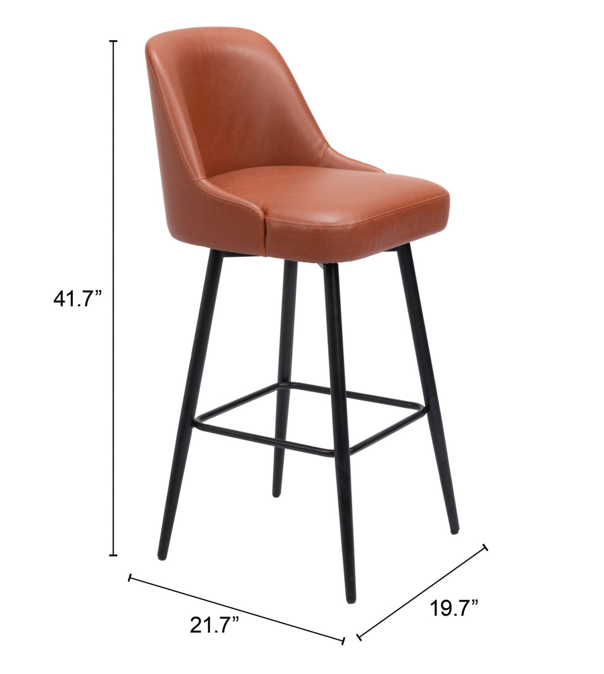 Keppel Swivel Barstool, photo 3 of 3