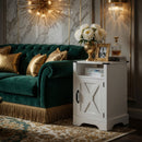 Farmhouse Nightstand, Charging Station & Storage by HouseOfZazla