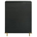 Anser - 5 Drawer Chest, Bedroom Storage Furniture - Black by HouseOfZazla