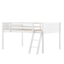Low Loft Bed With Adjustable Ladder