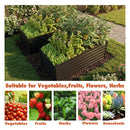2-Pack 6x3x2 FT Galvanized Metal Raised Garden Beds by HouseOfZazla