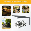 Outdoor Pergola 12' x 8' Galvanized Steel Lean-to Wall-Mounted by HouseOfZazla