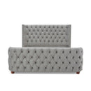Brooklyn - Tufted Panel Bed Headboard And Footboard Set by HouseOfZazla
