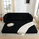 Modern Minimalist L Shape Modular Sectional Sofa, Couch