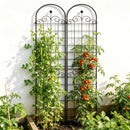Metal Garden Trellis For Climbing Plants Outdoor Rustproof Plant Support Rose Trellis Netting Trellis by Unique Piece Furniture