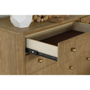 Stevie Sand Wash Natural Cane 4-Piece Eastern King Bedroom Set