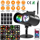 LED Projector Light with 12 Patterns & Remote Control