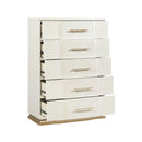 Lexington - 5 Drawer Chest - Beige by HouseOfZazla