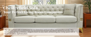 Modern Tufted Velvet Sofa with Gold Accents, 3-Seater by HouseOfZazla