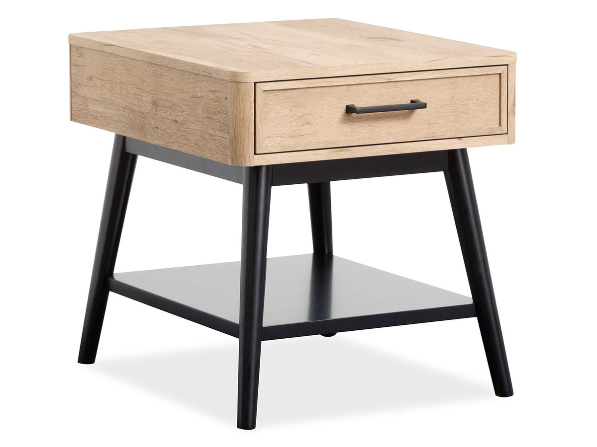 Fletcher Modern Rectangular Dining Table Driftwood Finish