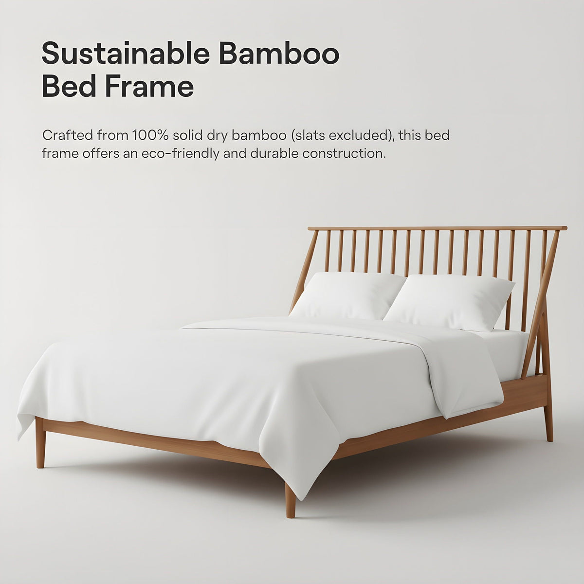 Bohemian Platform Bed With Tall Headboard, photo 27 of 28