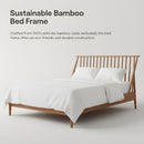 Bohemian Platform Bed With Tall Headboard by HouseOfZazla