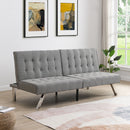 Modern Sofa Bed With Wood Frame And Stainless Legs by HouseOfZazla