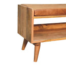 Solid Wood Bench With Upholstered Sea by HouseOfZazla