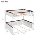 Bunk Bed With Built In Shelves, Storage Box, LED Light And USB Charging Station by HouseOfZazla