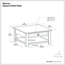 Monroe - Handcrafted Side Table by Unique Piece Furniture