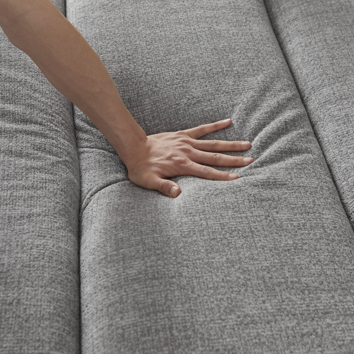 Oversized 3 Seater Compressed Sofa with Chenille Fabric, photo 7 of 7