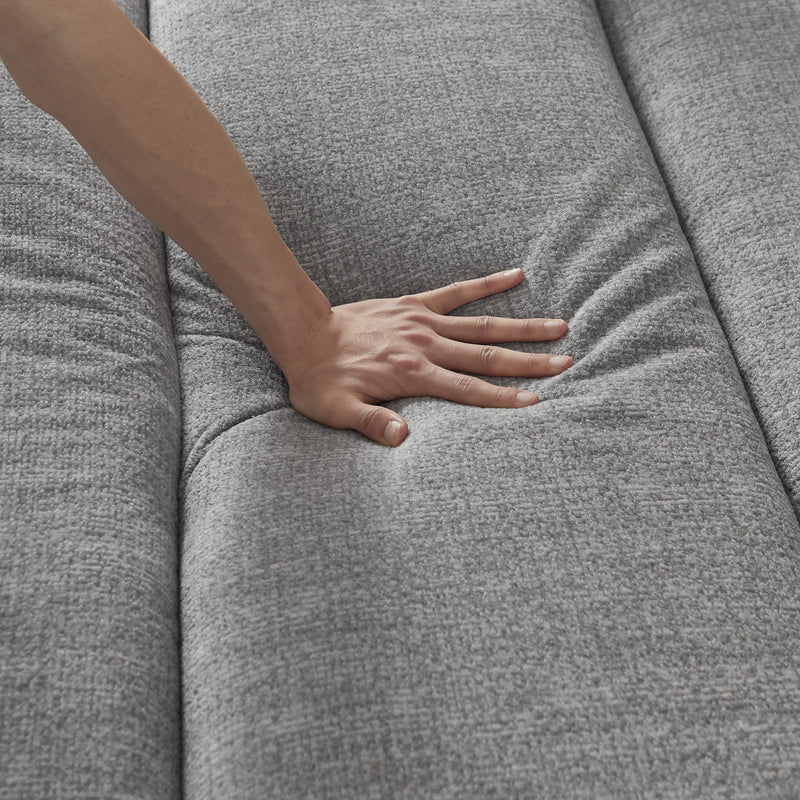 Oversized 3 Seater Compressed Sofa with Chenille Fabric, photo 7 of 7