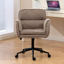 Criss Cross Swivel Desk Chair With Adjustable Armrests & Wheels For Home Office by HouseOfZazla