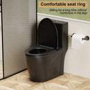 1 Piece Toilet With Tornado Flush, Dual Flush, And ADA Height Comfort Chair by HouseOfZazla