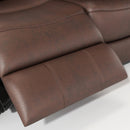 Genuine Leather Non-Power Reclining LVST-Brown