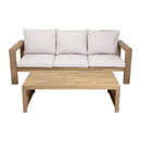 3 Seater Patio Set, Outdoor Sofa & Coffee Table Set