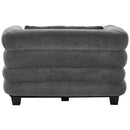Oversized Chaise Lounge Sofa Bed with Deep Seat and Layered Armrests by HouseOfZazla