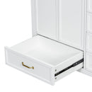 Elegant Vintage Bathroom Vanity With Sink and Soft Closing Drawers by HouseOfZazla