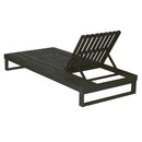 Black Acacia Wood Chaise Lounge by HouseOfZazla