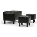 Dover - 3 Piece Storage Ottoman Contemporary Design by Unique Piece Furniture