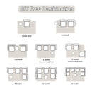 Convertible Floor Sofa Bed, Boneless Modular Sectional Sofa For Living Room