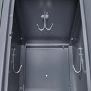 3 Door Lockers With Lock For Home, Gym, Office, School, And Garage - Gray by HouseOfZazla