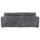 Oversized Loveseat Chaise With 2 USB Ports, 2 Cup Holders And 2 Throw Pillows by HouseOfZazla