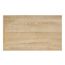 6-Piece Retro Rectangular Dining Table Set, Table with Unique Legs and 4 Upholstered Chairs & 1 Bench for Dining Room and Kitchen (Natural Wood Wash)