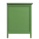 71-inch stylish TV cabinet TV frame TV stand solid wood frame, Changhong glass door, antique green, can be placed in the children's room, bedroom living room wherever you need