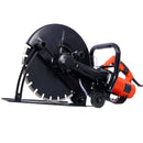 Electric 14" Cut Off Saw With Wet / Dry Functionality And Water Line Attachment Metal, 30" Length - Black by HouseOfZazla