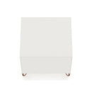 Rockefeller - Nightstand With 1 Drawer - White by HouseOfZazla