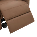 Manual Recliner Swivel Rocking Chair With 8-Point Massage and Heating