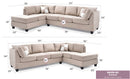 Malone - Comfort Sectional by HouseOfZazla
