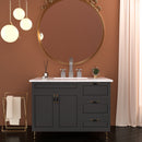 2 Handle Widespread Bathroom Faucet 3 Hole, with Pop Up Drain and 2 Water Supply Lines, Matte Black