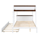 Bunk Bed With Twin Size Trundle, Storage And Desk by HouseOfZazla