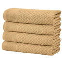 Cotton Diamond Waffle Weave Bath Towel Set - Grayson Collection by Great Bay Home