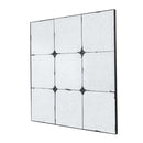 Traditional Decor Style Antique Glass Panel Mirror, Wall Mirror For Bathroom Entryway Console Lean Against Wall