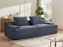 Nimbus - Oversized Full Foam 4 Seater Couch For Living Room Upholstered In Soft, Wide Armrests by HouseOfZazla