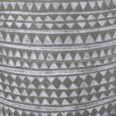 Outdoor Side Table With Cylindrical Shape - White