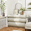 Minimalist Modern 6 Drawer Dresser, Handle Free Design With Wide Storage by Unique Piece Furniture
