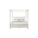 Malco - 4 Post Bed With Upholstered Headboard by Unique Piece Furniture