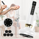 Anti Cellulite Massager Handheld Vacuum SuctionÊCupping Kit Beauty Tool with 12 Suction Mode 12 Heating 20Mins Auto-Off One-Key Pressure Release for A