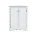 Triangle Bathroom Storage Cabinet With Adjustable Shelves, Freestanding Floor Cabinet For Home Kitchen by Unique Piece Furniture
